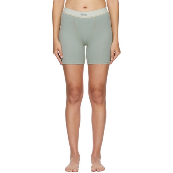 SKIMS Intimates & Sleepwear Skims Cotton Rib Boxers In Mineral
